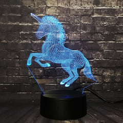 3D Unicorn Lamp