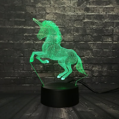 3D Unicorn Lamp