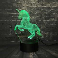 3D Unicorn Lamp