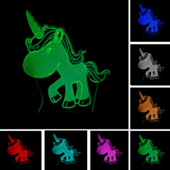 3D Unicorn Lamp