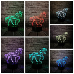 3D Unicorn Lamp